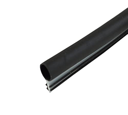 WRS Kerf Mounted Bulb Seal Weatherstripping for Windows – TPE Push-in Window Seal Replacement, Compression Bulb Gasket for Wood Windows & Casement Frames (24 ft Roll) - color: 24 Ft Roll - Kerf Mounted Bulb Seal