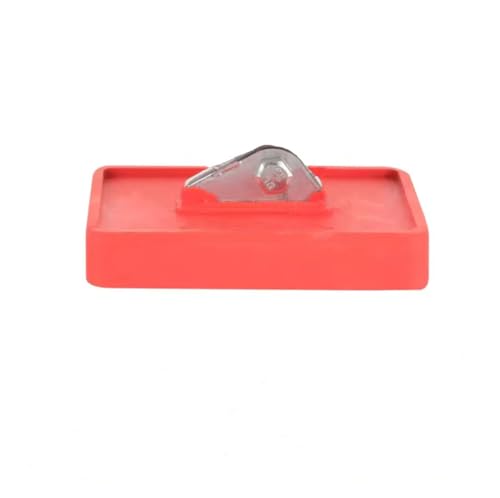 Extension Ladder Replacement Shoe Kit, Extension Ladder Feet Foot Pads Cover, Ladder Accessories Parts (Red) - color: Red