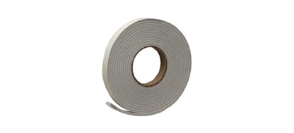 Frost King Vinyl Foam Tape - Closed Cell - Moderate Compression, 3/4" W, 3/16" Thick, 17' L, Grey - size: Pack of 1, style: 3/4"W,3/16"T,17'L,Grey