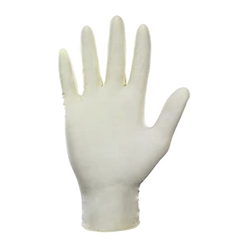 SAS Safety 650-1003 Dyna Grip Powder-Free Latex Disposable Glove, Large, 7 mil Thick (Pack of 100)