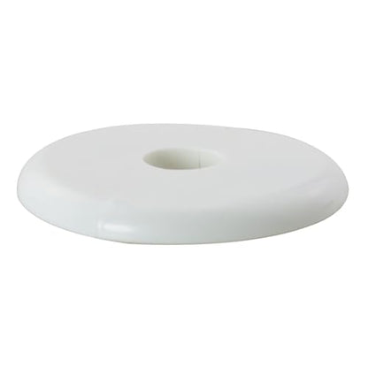 3PCS 17mm Self Adhesive Split Wall Flange Plastic ABS Round Hole Pipe TV Cable Pipe Decorative Cover Plate Kitchen Bathroom Concealment Ring White