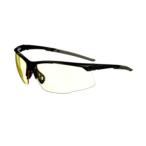 3M Performance Eyewear, Multi-Purpose Design - color: Amber, size: One Size (Pack of 4)