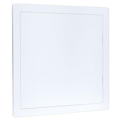 QWORK Access Panel for Drywall, 12 x 12 Inch ABS Plastic Wall Hole Cover Access Doors for Plumbing & Electrical Cables & Wiring
