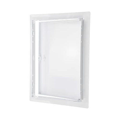 8" x 12" White Metal Access Panel, Service Shaft Door, Plumbing, Electricity Heating Alarm Wall for Drywall, Bathroom Services Hole Cover, Wall Covering - size: 8" x 12"