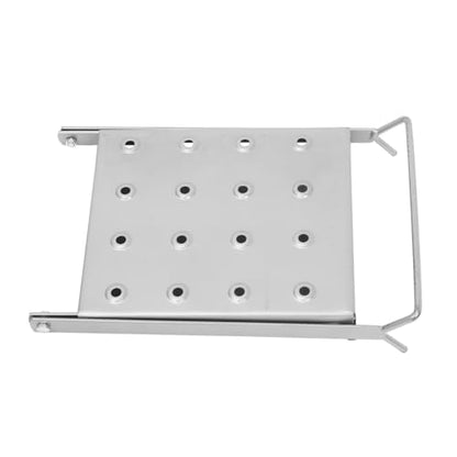 LIFKOME Iron Work Platform Integrated Tool Tray Portable Folding Step Ladder Accessory for Workspaces and Multi-use Environments