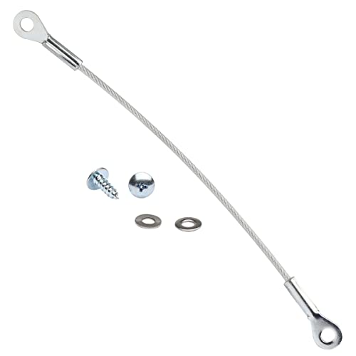 2 Pack Rok Hardware Cabinet Door Restraint Limit Kit, Door Stays, Reduces Restricts Opening Angle, Zinc Finish, Screws and Washers Included, R0006