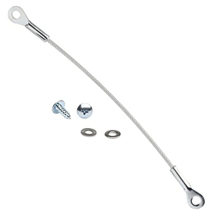 2 Pack Rok Hardware Cabinet Door Restraint Limit Kit, Door Stays, Reduces Restricts Opening Angle, Zinc Finish, Screws and Washers Included, R0006