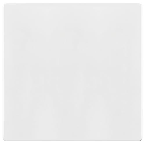 TG Screwless Double Blank Wall Plate, Child Safe Two Gang Blank Device Outlet Cover, Standard Size, 2-Gang 4.68" x 4.73", Polycarbonate Thermoplastic, UL Listed, SP-B2-W, Glossy, White - color: White, size: 2 Gang