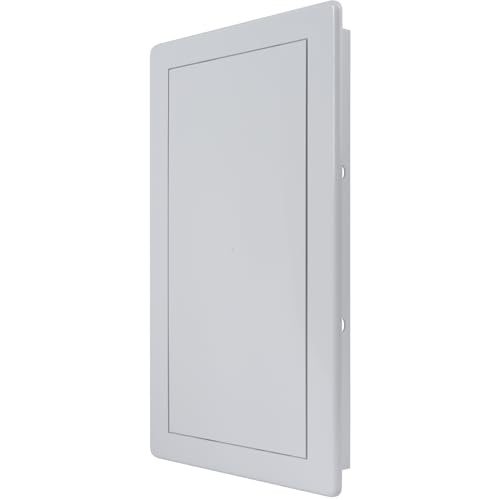 Vent Systems White ABS Plastic Access Panel 6 x 12 Inch (Cut-Out) - Access Door for Drywall, Wall, Ceiling - Electrical, Plumbing Service Wall Hole Cover - Inspection Door - 6.6 x 12.6 Inch (Outer) - size: 6 X 12 Inch / 150 X 300 Mm