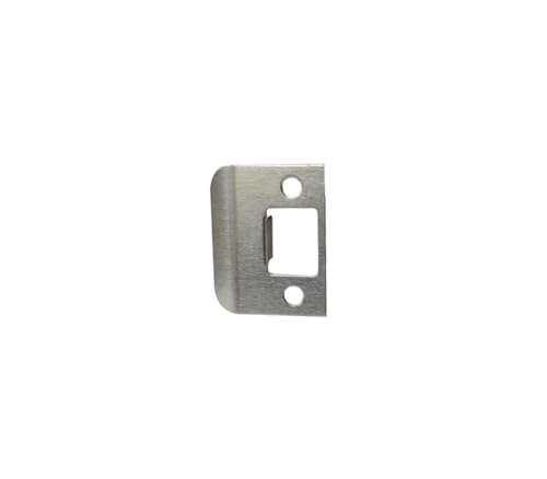 QCAA Stainless Steel Extended Lip Strike, 1-3/4''X2-1/4", Satin Nickel, 1 Pack, Made in Taiwan - color: Satin Nickel(1-3/4"), size: 1 Pack