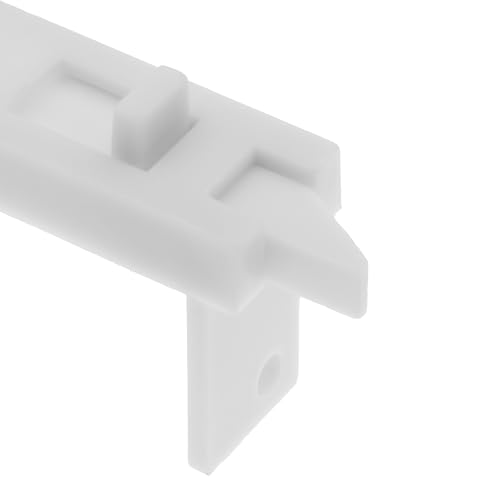 Prime-Line F 2642 Vinyl Spring-Loaded Replacement Window Tilt Latch Pair, 1-11/16” Hole Center, White (1 Pair)