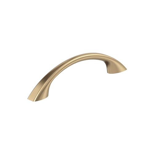 Amerock BP53003CZ Champagne Bronze Cabinet Pull | 3-3/4 inch (96mm) Center-to-Center Cabinet Hardware | Vaile | Furniture Hardware | Drawer Pull - color: Champagne Bronze, size: 3-3/4 inch (96mm) Center-to-Center, style: Single