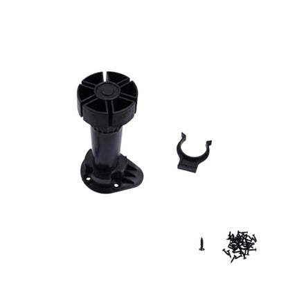 Adjustable Cabinet Levelers, Height Range from 4.72 to 5.9 Inches, Furniture Leveler Legs, Black Plastic Leveling Feet for Kitchen Cupboard Table Shelves Nightstands, 4Pcs - size: 4.72-5.9 Inch