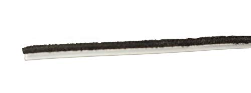 WRS .180" Pile Height x .270" Backing Fin Seal Weatherstripping for Windows – Black Window Channel Weather Stripping Replacement, Low Friction Seal for Vinyl & Aluminum Windows (24 ft Roll) - color: 24 Ft Roll - Black (.270" x .180")