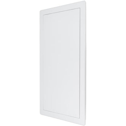 Vent Systems White ABS Plastic Access Panel 8 x 16 Inch (Cut-Out) - Access Panel with Door for Drywall, Wall, Ceiling - Electrical and Plumbing Service Inspection Door for Indoor Use - size: 8 X 16 Inch / 200 X 400 Mm