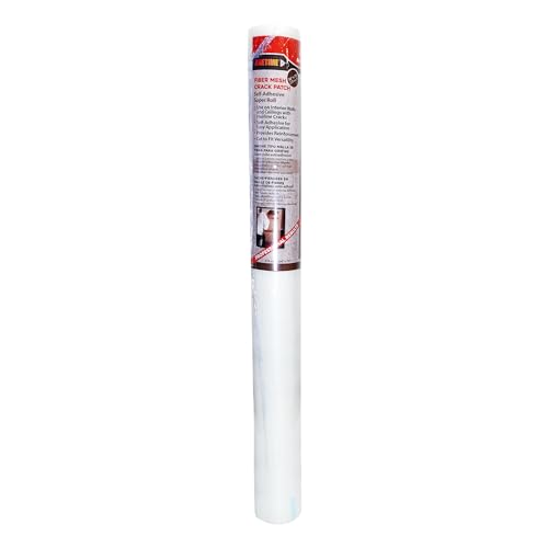 Red Devil 1224 Onetime Fiber Mesh Crack Patch 36" x 75' Wall Repair Fabric, White