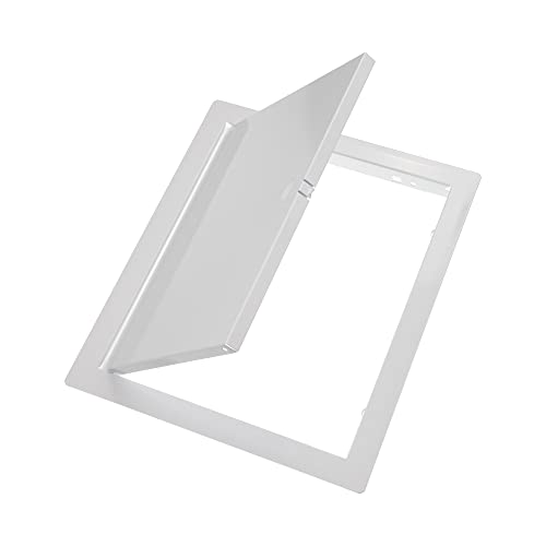 Vent Systems Access Panel for Drywall 10 x 12 Inch - Wall Hole Cover Plate - Metal Access Door with Handle - Plumbing Access Panel for Drywall - Service Shaft Crawl Space Door - Wall Access Panel - size: 10'' x 12''