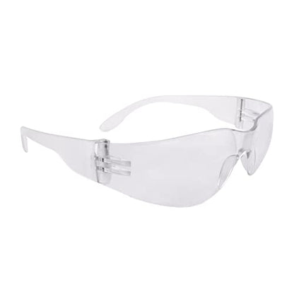 Radians Clear Safety Glasses, Scratch-Resistant, Wraparound, One Size - color: Clear, size: 1 Count (Pack of 1)