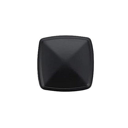 Ravinte 15 Pack Matte Black Kitchen Cabinet Square Knob Single Hole Cabinet Hardware for Dresser Drawer Pulls and Knobs - color: Black