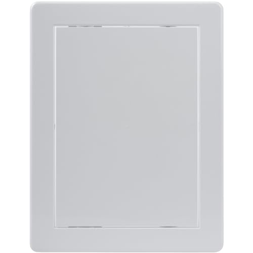 Vent Systems White ABS Plastic Access Panel 6 x 8 Inch (Cut-Out) - Access Door for Drywall, Wall, Ceiling - Electrical, Plumbing Service Wall Hole Cover - Inspection Door - 6.6 x 8.6 Inch (Outer) - size: 6 X 8 Inch / 150 X 200 Mm