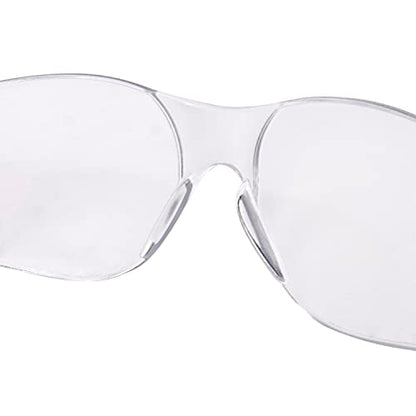 Radians Clear Safety Glasses, Scratch-Resistant, Wraparound, One Size - color: Clear, size: 1 Count (Pack of 1)