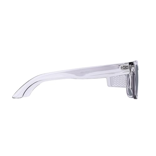 Safety Polycarbonate Polarized Sunglasses for Men and Women UV400 Protection and Includes ANSI Z87 - color: Grey-polarized