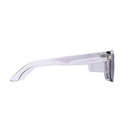 Safety Polycarbonate Polarized Sunglasses for Men and Women UV400 Protection and Includes ANSI Z87 - color: Grey-polarized