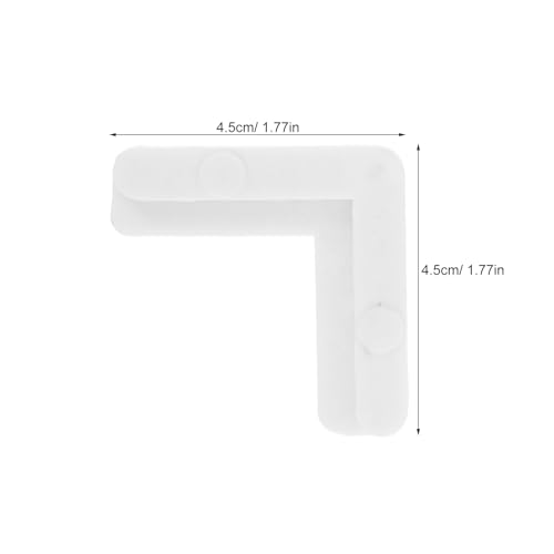 10PCS Plastic Corner Bracket,L Bracket Joint Window Screen Frame Corners for Braces Screen Door Fixed Angle Window Tool