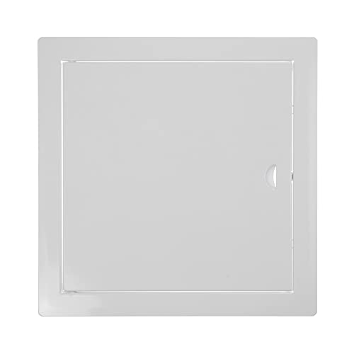 Vent Systems Access Panel for Drywall 12 x 12 Inch - Wall Hole Cover Plate - Metal Access Door with Handle - Plumbing Access Panel for Drywall - Service Shaft Crawl Space Door - Wall Access Panel - size: 12'' x 12''