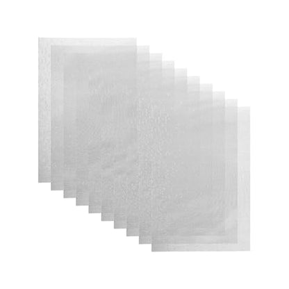 10PCS Welding Mesh, 5.9 × 7.9 inch Plastic Reinforcing Stainless Steel Wire Mesh Screen for Thermoplastic Repair, Plastic Welding Kit for Car Bumper, Kayak, Window Screen Fireplace Nets