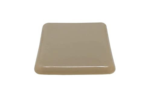 Shepherd Hardware 3949 2-Inch Adhesive, Square, Slide Glide Furniture Sliders, 4-Pack,Beige - style: 2 Inch, Square