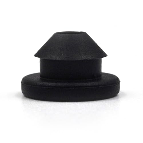 100 Pack Cable Railing Rubber Grommets, Fit 1/8" 5/32" 3/16" Cables, Protective Sleeves for Metal Posts Indoor Outdoor - color: 100 PCS