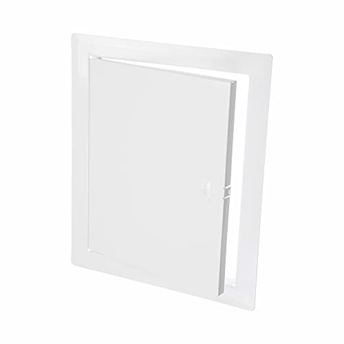 8" x 10" White Metal Access Panel, Service Shaft Door, Plumbing, Electricity Heating Alarm Wall for Drywall, Bathroom Services Hole Cover, Wall Covering - size: 8x10 Inch