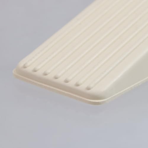 Door Stopper Door Stop Wedge Non Scratching Door Holder Small White - Pack of 4 - color: White
