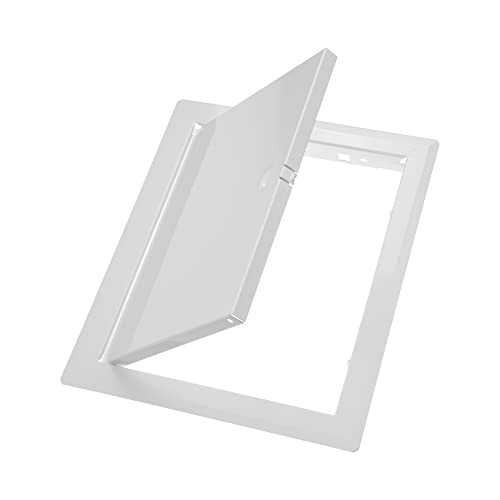 Vent Systems Access Panel for Drywall 8 x 10 Inch - Wall Hole Cover Plate - Metal Access Door with Handle - Plumbing Access Panel for Drywall - Service Shaft Crawl Space Door - Wall Access Panel - size: 8'' X 10''