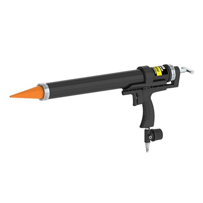 Albion Engineering AB30 Mid-Handle Air-Powered Steel Bulk Caulking Gun, 120 PSI Air Drive, 30 oz - style: Bulk Dispensing