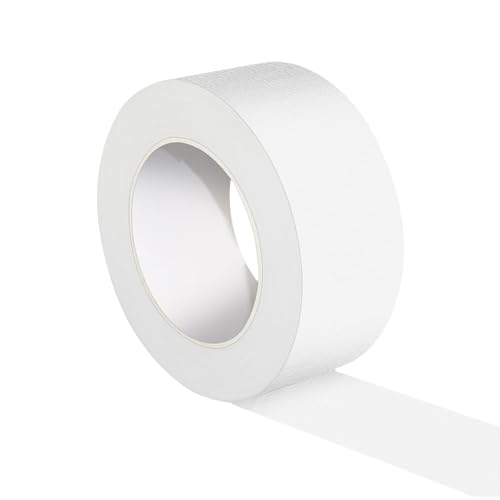 Multi-Purpose Duct Tape 2 Inch x 33 Yards, Heavy Duty, Waterproof, Great for Repairs, Packaging, Arts Crafts and DIY Projects (White) - color: White, size: 2 Inch