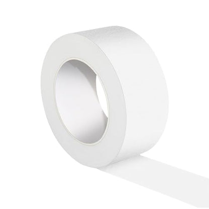 Multi-Purpose Duct Tape 2 Inch x 33 Yards, Heavy Duty, Waterproof, Great for Repairs, Packaging, Arts Crafts and DIY Projects (White) - color: White, size: 2 Inch