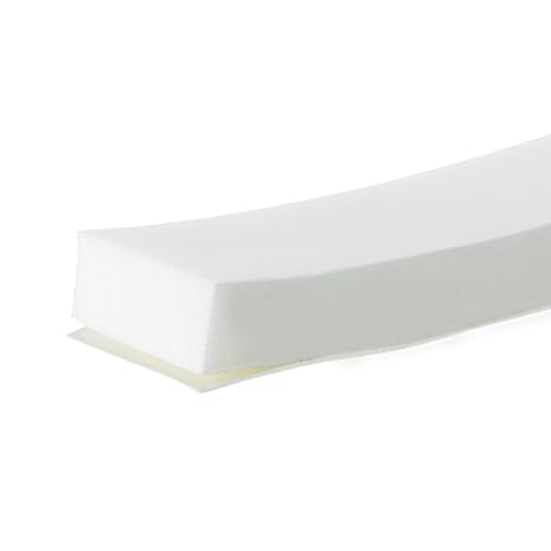 M-D Building Products 02758 1/4 in. x 1/2 in. x 17 ft. White Foam Window Seal for Medium Gaps
