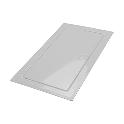 Vent Systems Access Panel for Drywall 6 x 12 Inch - Wall Hole Cover Plate - Metal Access Door with Handle - Plumbing Access Panel for Drywall - Service Shaft Crawl Space Door - Wall Access Panel - size: 6'' x 12''