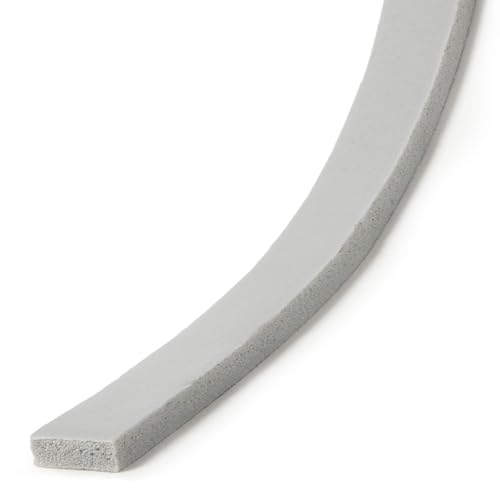 Frost King Vinyl Foam Tape - Closed Cell - Moderate Compression, 1/4" W, 1/8" Thick, 17' L, Grey - V442H - size: 1