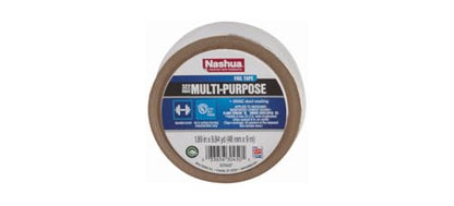 Nashua 322 HVAC Multipurpose Foil Tape, 3.2mil Thick, UV & Moisture Resistant, UL 723 Classified for HVAC Ducts, Insulation Seaming, Automotive Repairs - 48mm x 9m - size: Standard