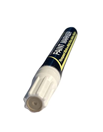 Enamel Paint Markers MPD-15 | TAN - 1 Pack | Permanent Marks on Metal, Glass, Rubber, Plastic & more, Waterproof UV Resistant - color: Tan