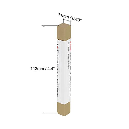 uxcell Furniture Repair Wax Filler Stick, Wood Scratch Filler Crayons Touch Up Repair Pens for Scratches Holes Floor Laminate Carpenters Tables Desks, Flaxen Yellow - color: Flaxen Yellow