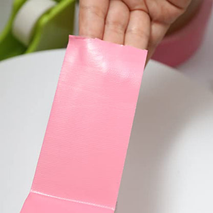 QILIMA Pink Duct Tape, Waterproof Duct Cloth Fabric, Professional Grade Cloth Duct Tape for Photographers,Repairs, DIY, Crafts, Indoor Outdoor Use,2 Inch X 28 Yards - color: Pink
