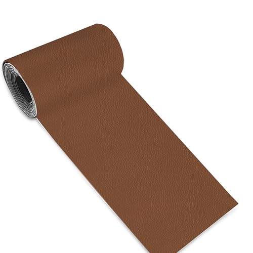 Leather Repair Patch Tape,3.9 x 63 Inches Self Adhesive Leather Patches for Furniture,Vinyl Repair Kit for Car Seat,Couches,Sofas,Office Chairs,Light Brown - color: Light brown, size: 3.9*63inch