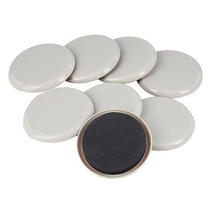CO-Z Furniture Sliders - 8 Pack, 3 1/2" Reusable Furniture Sliders for Carpet, Heavy-Duty Furniture Gliders Movers for Hardwood Floors, Plastic Moving Pads for Heavy Furniture, Floor Protectors - size: 3 1/2" Round-8 Pack, Plastic