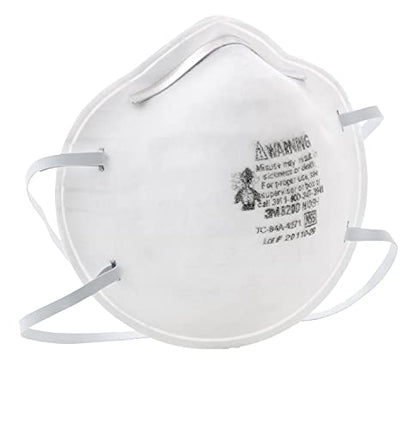 3M 8200 N95 Disposable Particulate Respirator, Pack of 20, NIOSH APPROVED - size: 1 Count (Pack of 20)