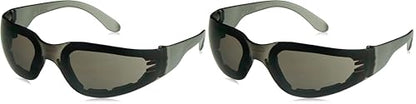Radians Smoke Safety Glasses, Anti-Fog, Foam Lined, Regular (MRF121ID) (Pack of 2) - color: Multi, size: 1 Count (Pack of 2)