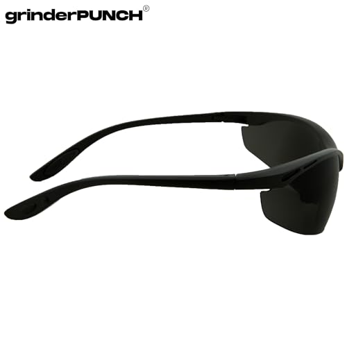 grinderPUNCH Full Lens Magnification Safety Glasses Readers ANSI Z87 Impact Resistant Diopter Magnifying Reading Glasses - style: Tinted +1.50 Diopter